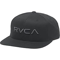 RVCA Boys' Adjustable Twill Straight Brim Snapback Hat