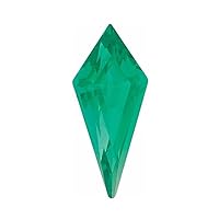 Lab Created Emerald Kite Shape Step Cut AAA Quality from 5x2.25MM - 14x6.5MM