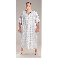 Patient Gowns Oversized with Tieside Closure