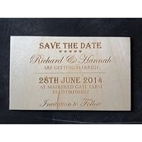 Bespoke Wooden Save the Date Invitatation Cards - Different & Classy Wedding Invites (112)