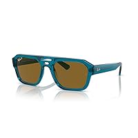 Ray-Ban Corrigan RB4397 Irregular Sunglasses for Men for Women + BUNDLE With Designer iWear Complimentary Eyewear Kit