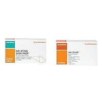 Smith & Nephew 402300 NO-Sting Skin-PREP Wipes, Protective Dressing Wipes, Alcohol-Free Skin Barrier Film, Pack of 50