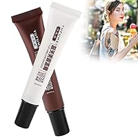 Tattoo Concealer, Skin Scar Concealer Cream for Tattoo Cover Up, Vitiligo Spots Birthmarks Hiding, Makeup Set for Age Spots & Cover Bruises with Waterproof Design