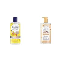 Bioré Witch Hazel Pore Clarifying Toner and Face Wash Bundle with 2% Salicylic Acid, 8 Ounce Toner and 6.77 Ounce Cleanser