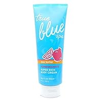 Bath and Body Works True Blue Spa Pomegranate Lay It On Thick Super Rich Body Cream 10 Ounce Full Size Retired Item