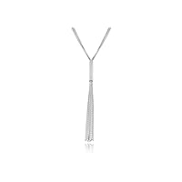 Tuscany Silver 7 Strand Tassel Necklace of 46 cm/18-inch