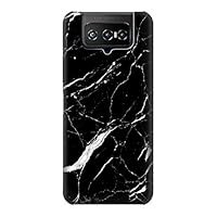 R2895 Black Marble Graphic Printed Case Cover for ASUS ZenFone 7 Pro