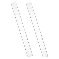 BESTOYARD 1 Pair Biscuit Balance Perfection Strips for Baking French Cookies Baking Dough Guides Rolling Pin Roller Pin Bread Non Rolling Pin Measuring Dough Acrylic Cake Mold
