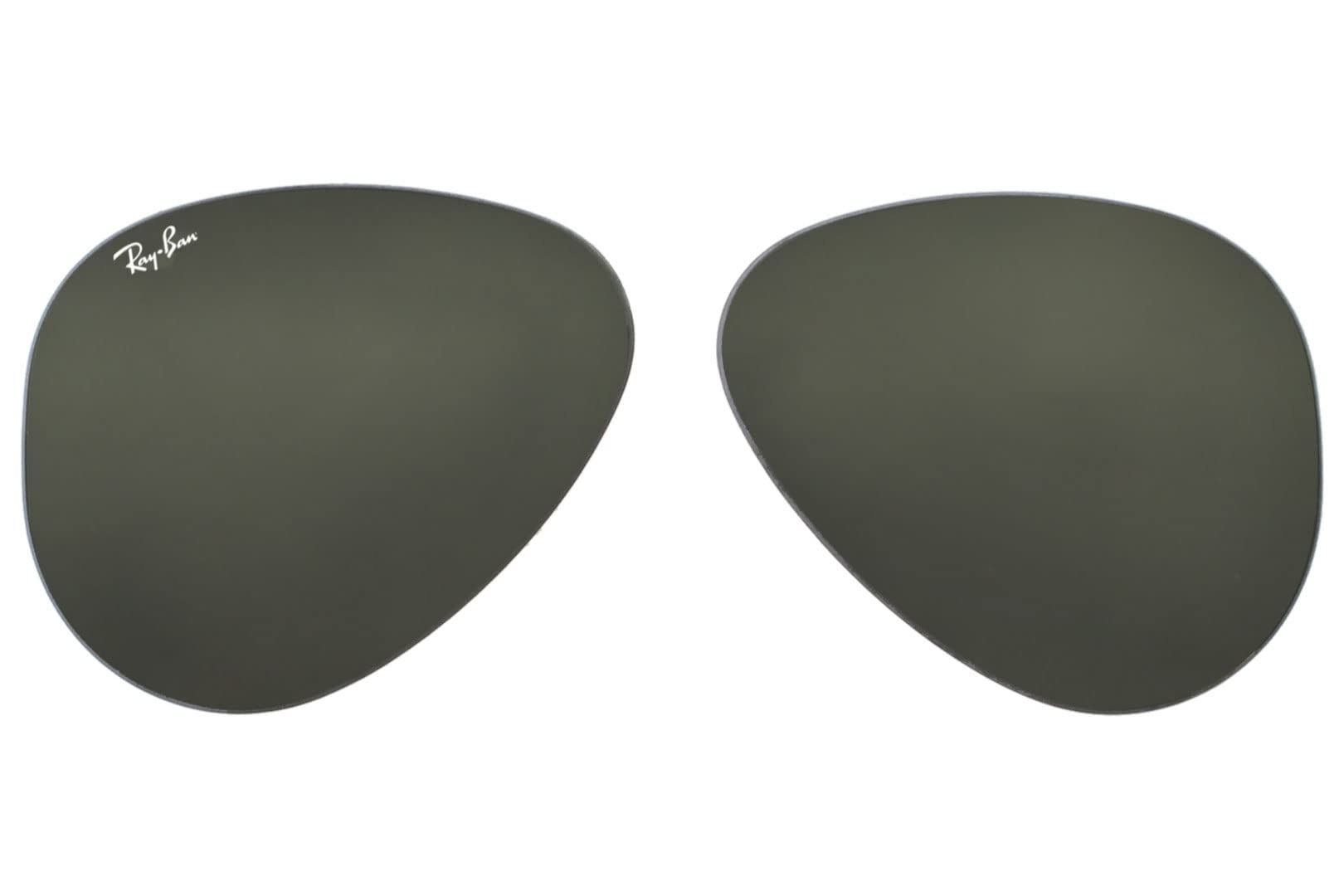 Ray Ban RB3025 RB/3025 RayBan Sunglasses Replacement Glass Lenses Green Size-58