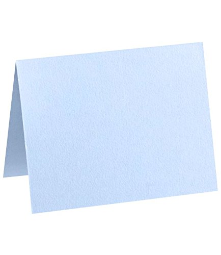 A9 Folded Notecards (5 1/2 x 8 1/2) - Baby Blue (1000 Qty.)