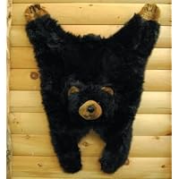Soft And Cuddly Cute Black Bear Floor Throw Area Rug (Great Kids Rug) 42