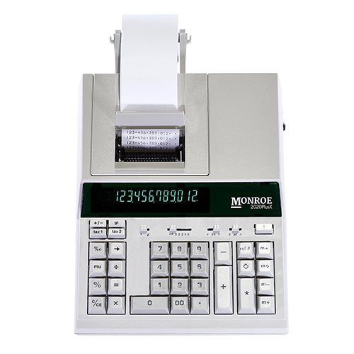 Monroe 2020PX Medium Duty Printing Calculator for Accounting and Purchasing Professionals
