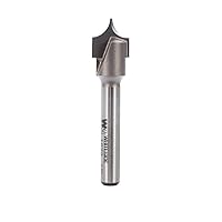 Whiteside Router Bits 1572 Point Cutting Round Over Bit with 1/4-Inch Radius, 1/2-Inch Cutting Diameter and 1/2-Inch Cutting Length