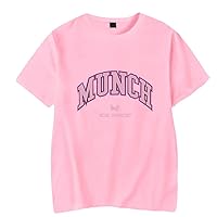 ICE Spice T-Shirt Rapper Merch Munch Logo T-Shirt Women Men Fashion Summer Casual Print Short Sleeve Streetwear