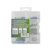 K/SC1 Philips Screws, Nuts and Washers Bolt (Pack of 330)