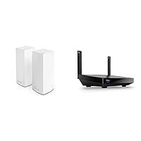 Linksys Atlas WiFi 6 Router Home WiFi Mesh System, Dual-Band & Mesh WiFi 6 Router, Dual-Band, 1,700 Sq. ft Coverage, 25+ Devices