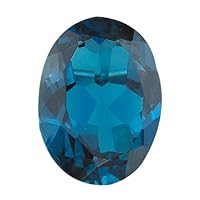 Natural Oval London Blue Topaz AAA Loose Gemstone Available from 6x4mm - 25x18mm