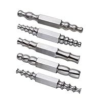 5-Piece Synclastic & Anticlastic Heavy-Duty Metal Forming Shaping Jewelry Making Tool Kit
