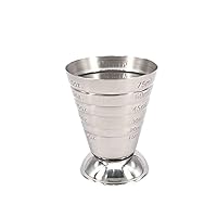 Measuring Cup Stainless Steel Cocktail Jigger Liquid Mini Espresso Shot Glass Up to 2.5oz 75ml 1PC Measuring Cup