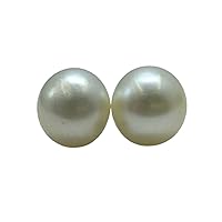 11.5 MM Size (Approx.) AA Luster Loose Pearl Cream Color Oval Shape Pearl Beads Natural Real South Sea Pearl Personalize Gift
