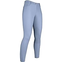 Women's Riding Breeches - Sunshine - Silicone Knee Patch - Jeans Blue Size 32 US