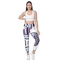 MD Abstractical No 93 Crossover Leggings with Pockets