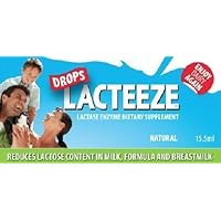 Lactase Enzyme Lacteeze Drops 15.5 ml Liquid by Gelda Scientific by Gelda Scientific