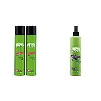 Fructis Style Volume Anti-Humidity Hairspray, 8.25 Oz, 2 Count, (Packaging May Vary) & Fructis Style Full Control Anti-Humidity Hairspray, Non-Aerosol, 8.5 Fl Oz