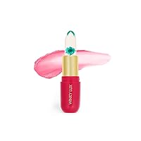 Flower Balm, pH Lip Balm, Color Changing Lipstick and Tinted Lip Balm Stain, Vegan & Cruelty Free Lip Balm, Hydrate & Plump, Sheer Pink Lipstick, Blue Flower