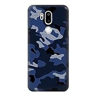 R2959 Navy Blue Camo Camouflage Case Cover for LG G7 ThinQ