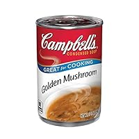 Campbell's, Condensed Golden Mushroom Soup, 10.75oz Can (Pack of 6)