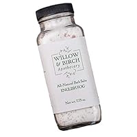 English Fog Scented Bath Salts | Vintage Style Botanical Epsom Soak | Willow & Birch Apothecary