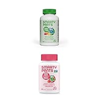 SmartyPants Kids Multivitamin Fiber Supplement Gummies and Probiotic Immunity Bundle: Omega 3 Fish Oil (EPA/DHA), Vitamin D3, C, Vitamin B12, B6, Digestive & Immune Support Supplement (30 Day Supply)