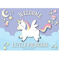 Unicorn Baby Shower Guest Book: It's a Girl: Unicorn Guestbook + BONUS Baby Shower Gift Log and Keepsake Pages, Advice for Parents Sign-In, baby ... baby shower notebook, baby shower journal