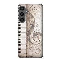R3390 Music Note Case Cover for Samsung Galaxy S23 FE