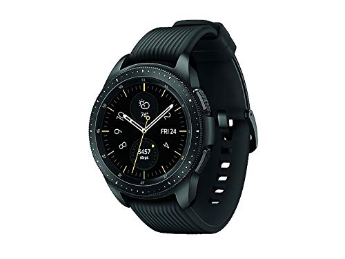 Samsung Galaxy Watch (42mm) SM-R810NZKAXAR (Bluetooth) - Heart Rate Monitor, Black (Renewed)