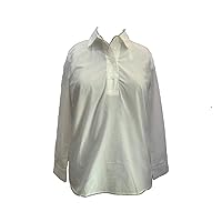 Women's Cream Button-Down Shirt; Chest 38