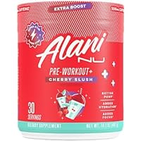 Alani Nu Pre-Workout with Extra Boost - Cherry Slush (14.1 Oz. / 30 Servings)