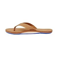 Hari Mari Fields - Men's Premium Leather Flip Flops - Sandals with Comfortable Leather Straps and Arch Support - Beach Shoes for Men