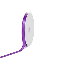 Creative Ideas PSF0508-465 Solid Satin Ribbon, Purple, 5/8