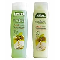 Mas Omega 12oz.- Shampoo & Balsam Rinse Set (Dominican Hair)