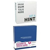HINT Party Game (US Edition) | Charades and Drawing Game | Fun Trivia Game for Friends and Family Game Night | Ages 14 and up | 4 or More Players | Avg. Playtime 45 Minutes | Made by Bezzerwizzer