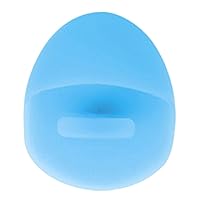 Silicone Face Cleansing Brush Massager Exfoliator Scrubber Manual Face Washing Tool Sky Blue, Face Scrubber