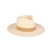 Women's The Mirage Suede-Trimmed Wool Fedora