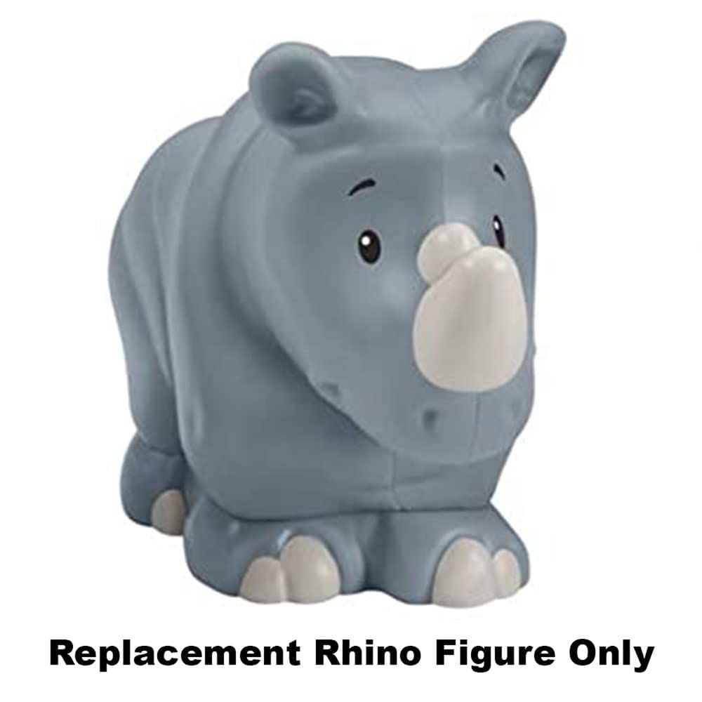 Replacement Part for Fisher-Price Little People Safari Animal Friends Playset - GFL22 ~ Replacement Rhino Figure