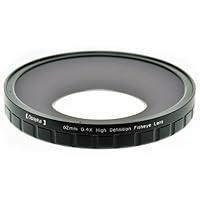 Opteka 62mm 0.4X HD2 Large Element Fisheye Lens for Professional Video Camcorders