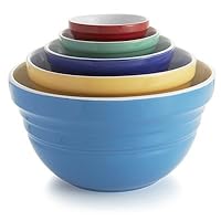 American Atelier Bistro Saturn Assorted Bowls (Set of 5), Multicolor