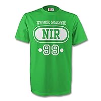 Northern Ireland Ire T-Shirt (Green) + Your Name