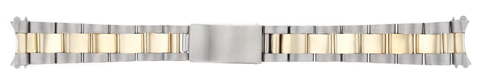 Ewatchparts MIDSIZE 14K/SS 17MM OYSTER WATCH BAND COMPATIBLE WITH ROLEX 31MM MIDSIZE 68274 68273 68240