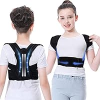 Lexniush Professional Posture Corrector for Kids and Teens, Effective Upper Back Posture Brace for Teenagers Boys Girls Spinal Support to Improves Slouch, Prevent Humpback, Relieve Back Pain